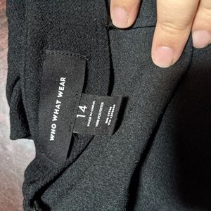 Who What Wear black skirt Size 14